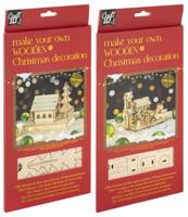 Grafix maak je eigen houten kersthuis