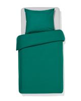 HEMA Dekbedovertrek 140x200/220cm zacht katoen donkergroen (middengroen)