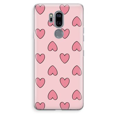 Ondersteboven verliefd: LG G7 Thinq Transparant Hoesje
