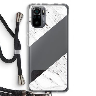 Biggest stripe: Xiaomi Redmi Note 10 Pro Transparant Hoesje met koord