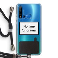 No drama: Huawei P20 Lite (2019) Transparant Hoesje met koord