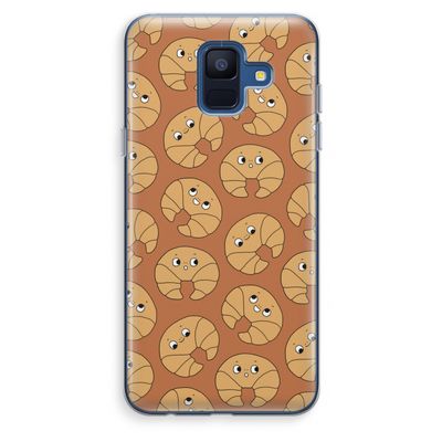 Croissant: Samsung Galaxy A6 (2018) Transparant Hoesje