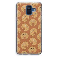 Croissant: Samsung Galaxy A6 (2018) Transparant Hoesje