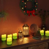 VidaXL Kaarsen 12 st led warmwit