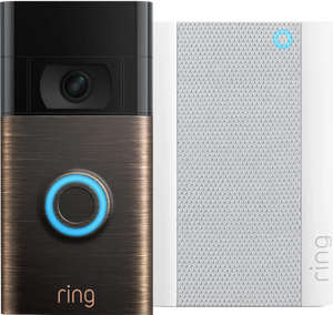 Ring Video Doorbell Gen. 2 Lichtbrons + Chime Pro