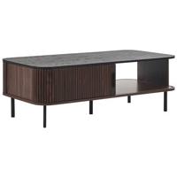 Beliani - JOSE - Salontafel - Donkerhout - MDF