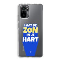 Laat de zon in je hart: Xiaomi Redmi Note 10 Pro Transparant Hoesje Laat de zon in je hart: Xiaomi Redmi Note 10 Pro Transparant Hoesje
