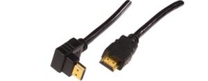 Schwaiger HDMW13053 HDMI-kabel HDMI Aansluitkabel HDMI-A-stekker, HDMI-A-stekker 1.30 m Zwart Vergulde steekcontacten, Ultra HD-HDMI