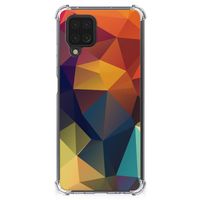 Samsung Galaxy A12 Shockproof Case Polygon Color