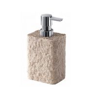 Zeepdispenser Sapho Aries Vrijstaand 350 ML Polyresin Beige - thumbnail