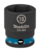 Makita Krachtdop Impact Black, 3/8 18mm - E-15992
