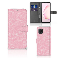 Samsung Note 10 Lite Hoesje White Flowers - thumbnail