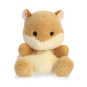 Aurora Pluche dier knuffel hamster - 13 cm - Knuffeldieren hamsters speelgoed