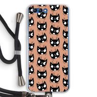 Kat: Honor 10 Transparant Hoesje met koord