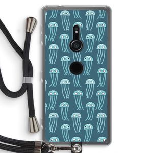 Kwallie: Sony Xperia XZ2 Transparant Hoesje met koord