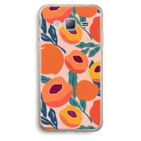 Perzik: Samsung Galaxy J3 (2016) Transparant Hoesje