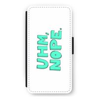 UHM, NOPE.: iPhone 11 Flip Hoesje
