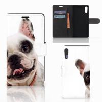 Sony Xperia XZ | Sony Xperia XZs | Telefoonhoesje | Met pasjeshouder | Franse Bulldog