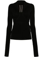 Rick Owens Prong cut-out top - Noir