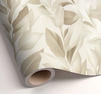 Beige lakens ontwerp muursticker patroon