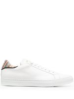 Paul Smith baskets en cuir - Blanc