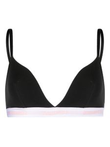 DSQUARED2 soutien-gorge Technicolor à bande logo - Noir