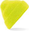 Beechfield CB407 Reflective Beanie - Fluorescent Yellow - One Size - thumbnail