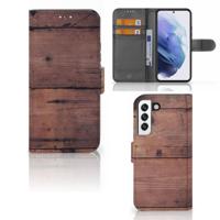 Samsung Galaxy S22 | Book Style Case | Old Wood