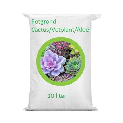 Potgrond Cactus/Vetplant/Aloe aarde grond 10 liter - Warentuin mix