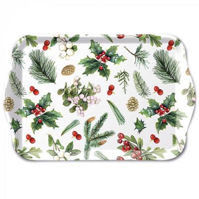Ambiente tray 13x21cm winter greenery
