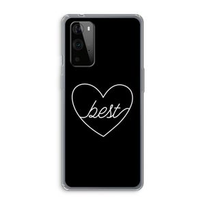 Best heart black: OnePlus 9 Pro Transparant Hoesje