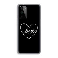 Best heart black: OnePlus 9 Pro Transparant Hoesje