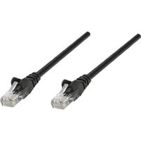 Intellinet 730419 RJ45 Netwerkkabel, patchkabel CAT 6 U/UTP 20.00 m Zwart 1 stuk(s)