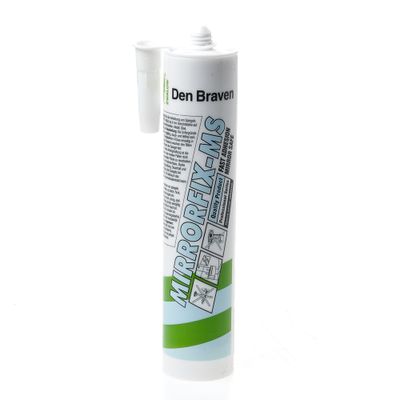 Mirrorfix-ms spiegellijm wit 290ml