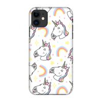 Rainbow Unicorn: Volledig geprint iPhone 11 Hoesje