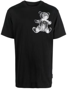 Philipp Plein t-shirt à logo Teddy Bear imprimé - Noir