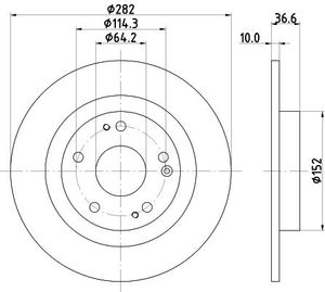 Remschijf 8DD355131901