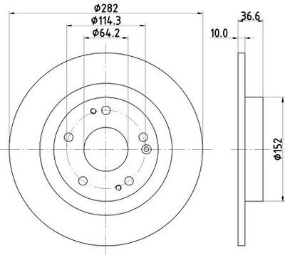 Remschijf 8DD355131901