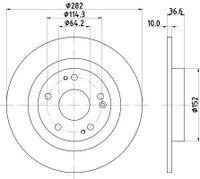 Remschijf 8DD355131901