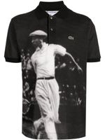 Lacoste polo à imprimé René Lacoste - Noir - thumbnail