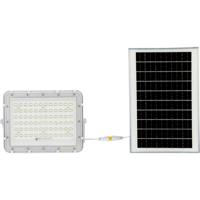 V-TAC VT-120W 7843 LED-schijnwerper, Zonne-energiemodule 15 W Koudwit Wit