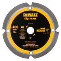 DeWALT Cirkelzaagblad voor Cementplaten | Extreme | Ø 160mm Asgat 20mm 4T - DT1470-QZ