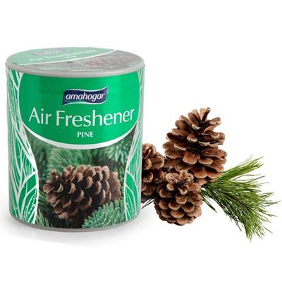 Geur gel Dennen geur - 95 gram - geur blikje - 6 x 7 cm - auto/interieurparfum/luchtverfrisser