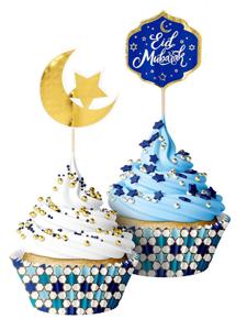 Cupcake Deco Set Eid Mubarak (20st)