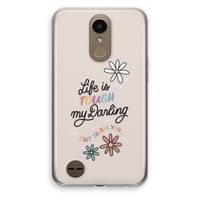 Tough Life: LG K10 (2017) Transparant Hoesje