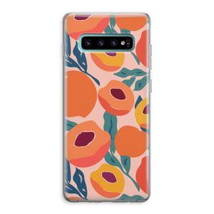 Perzik: Samsung Galaxy S10 Plus Transparant Hoesje