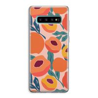 Perzik: Samsung Galaxy S10 Plus Transparant Hoesje