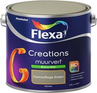 Flexa Creations Muurverf Extra Mat - Camouflage Green - 2,5 liter - thumbnail