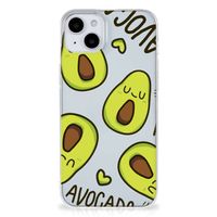 iPhone 15 Telefoonhoesje met Naam Avocado Singing