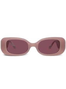 Linda Farrow lunettes de soleil à logo gravé - Rose